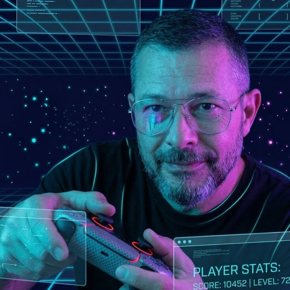 Imagen representativa de videojuegos cyberpunk