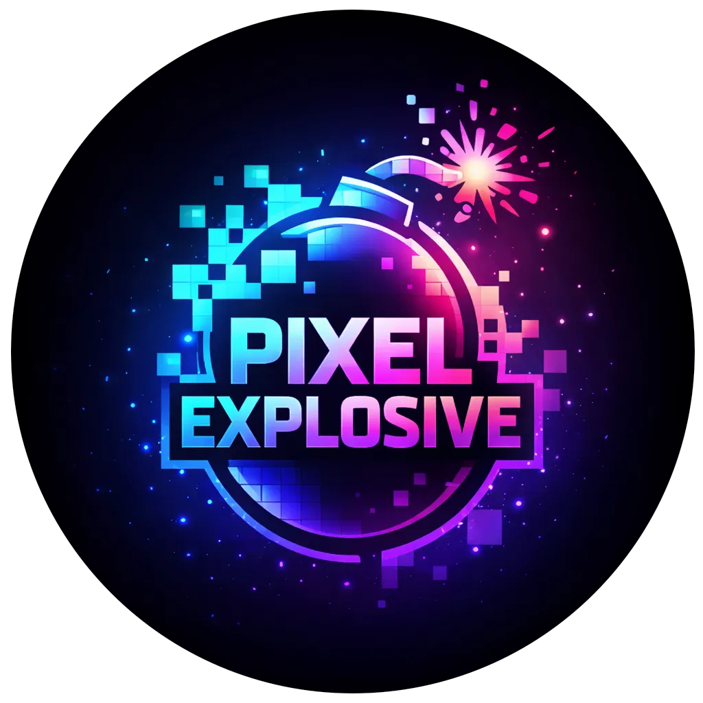 Logo Pixel Explosive